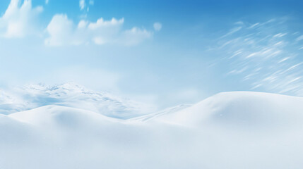 Fototapeta na wymiar Beautiful winter snow background