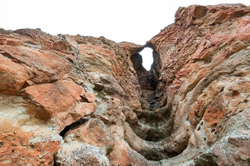 Stone Stairs at The Clarno Palisades Unit of John Day Fossil Beds National Monument