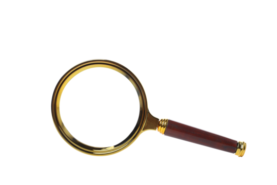 PNG,Magnifying glass, isolated on white background