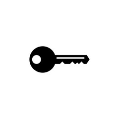 Key icon object isolated on white background