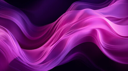 Beautiful luxury 3D modern abstract neon red purple pink background composed of waves with light digital effect in futuristic style.