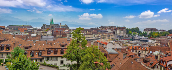 Landmark of the Lausanne city, Swiss
