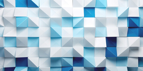 Fototapeta premium Abstract 3d mosaic pattern, geometric textured background