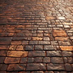 Brick floor background, texture