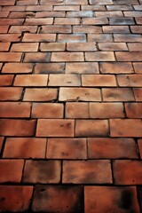Fototapeta premium Brick floor background, texture