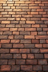 Fototapeta premium Brick floor background, texture