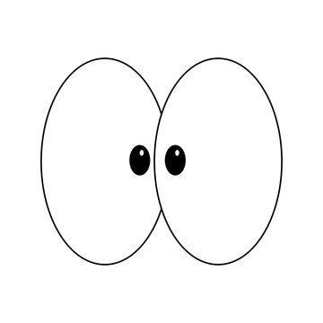 recommend clip art: Cartoon eyes. Big shocked eyes. Tired, stressed, scared, sleep-deprived eyes
