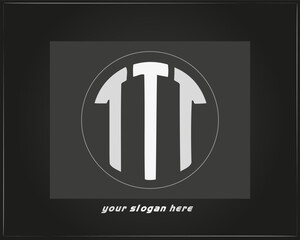T symbolic Latter Logo Template vector Abstract Monogram Symbol. or  latter T logo, modern design, initial based latter logo. creative latter logo design initial  Premium Vector