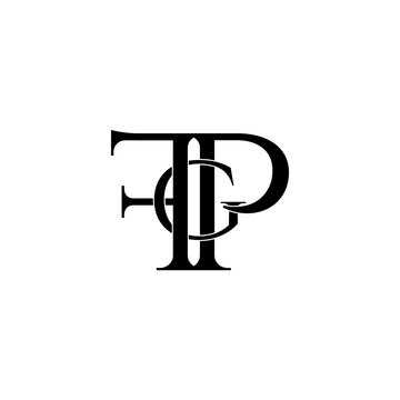 fpg lettering initial monogram logo design