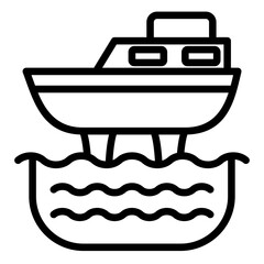Hydrofoil Icon