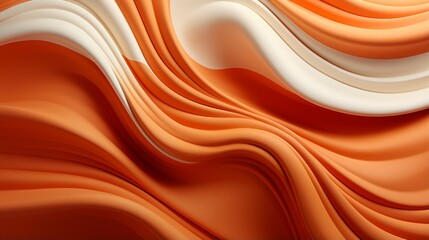 A mesmerizing abstract of warm peach hues, evoking feelings of comfort and vibrancy, captured in a close up of a delicate fabric