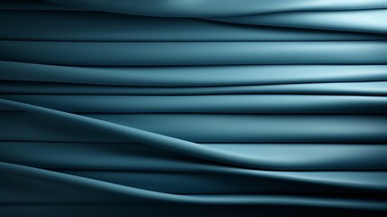 Capturing the elusive beauty of abstraction, a image of a window blind reveals a striking blue fabric with a delicately curved edge, evoking a sense of mystery and elegance