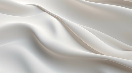 Obraz premium A close-up of white satin fabric.