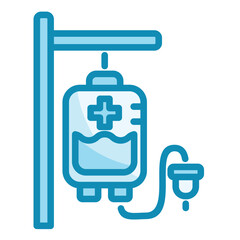 Fototapeta premium Blood Bag Icon