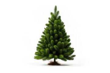 Fototapeta na wymiar Lonely Artificial Christmas Tree Image