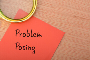 Problem posing refers to the process of formulating or creating new problems or questions based on...