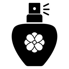 Perfume icon for fragrance and cosmetic