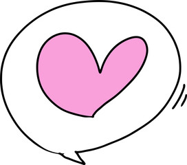 The love for Valentine's Day drawing image