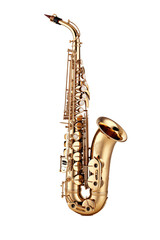 Fototapeta premium Golden Tenor Saxophone Isolated on Transparent Background - Brass Ensemble, Musical Brilliance, Soulful Melodies, Symphonic Jazz, Refined Acoustics