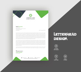  creative modern letterhead design template for your project, Professional and modern company business letterhead template,modern corporate letterhead template design