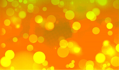 Orange bokeh background perfect for Party, Anniversary, Birthdays, Holiday, Free space for text