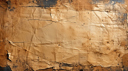 Grunge background of old paper texture with stains and scratches.
