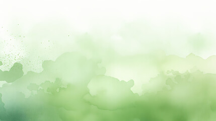Fototapeta premium Green Watercolor background wallpaper.Transparent overlay