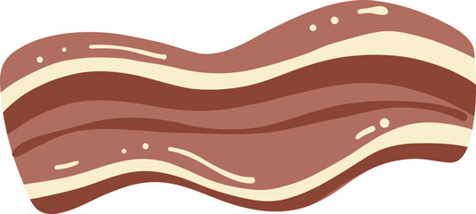 cooked Bacon illustraiton