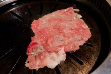 新鮮な高級薩摩黒毛和牛　サーロイン　焼しゃぶ