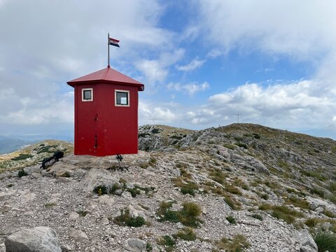 Dinara mountain in Croatia landscape