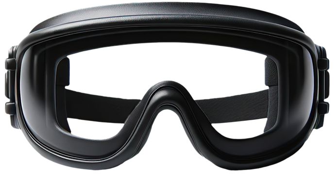 protect wear for worker. Protection equipment collection set, cut out safety first, wear suit mask.