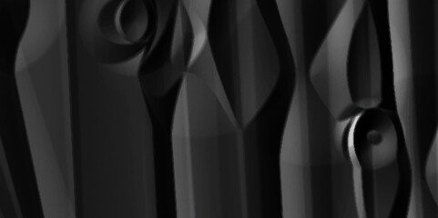 	
Dark black crumpled paper background texture pattern overlay. wrinkled high resolution arts craft and Seamless white crumpled paper.	
