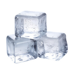 Ice cubes isolated 
