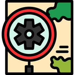 Obraz premium Explore Icon