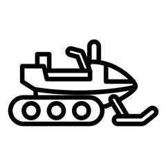 Snowmobile Icon
