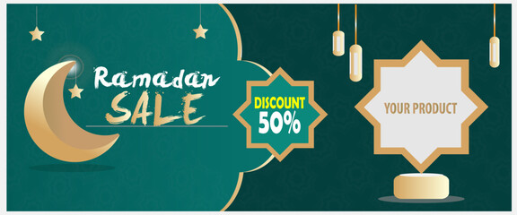 Ramadan Sale Tag vector stock illustration