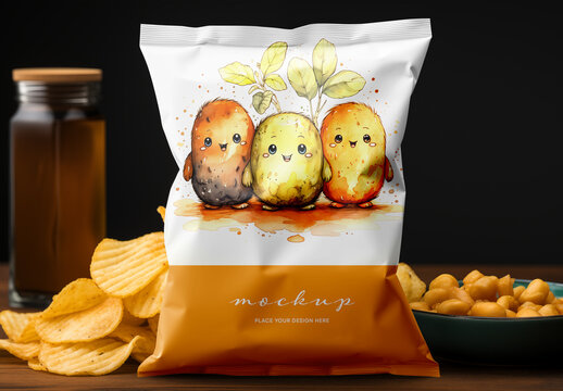 Chips Package Mockup Generated With AI