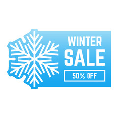 Winter special sale unit. Winter special sale and offer banner