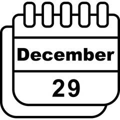 December Calendar Icon