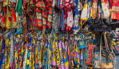 Lovely travel souvenirs available at a kiosk in South Africa