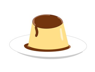 プリン　イラスト