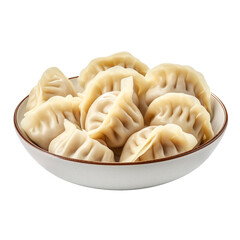 Dumplings isolated on transparent background