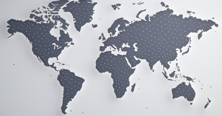 the dot world map. Wall world map