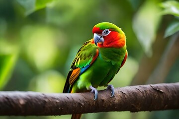 Obraz premium green winged macaw