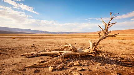 The moment of dry suffering: Gar and desert fields