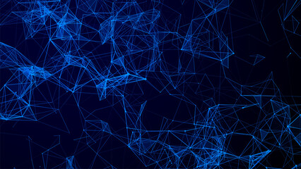 Network connection structure. Technology connect big data. Science background. Business futuristic backdrop.