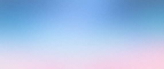 Obraz premium Abstract noise gradient blue and pink background. Color palette, colorful multi-color pattern with a soft noise effect. Holographic blurred grainy gradient banner texture