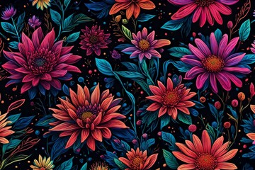 seamless floral background