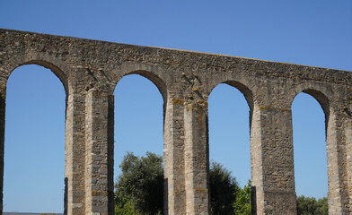 Aqueducts in Portugal are ancient water pipes