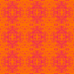 Blue and white watercolor ornament painted with watercolor on paper.